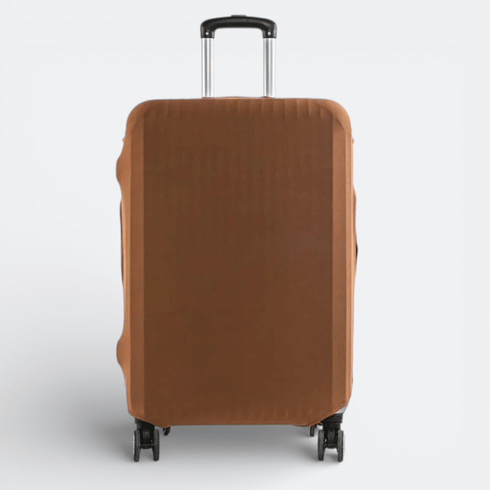 Housse Protection Valise Voyage Brun Caramel - | AïtaVia