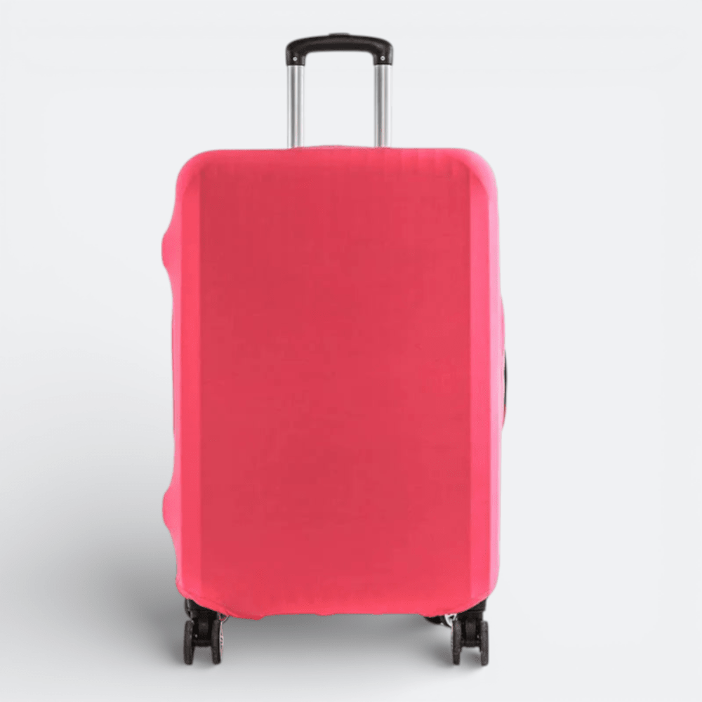 Housse Protection Valise Voyage Rose Rougeâtre - | AïtaVia