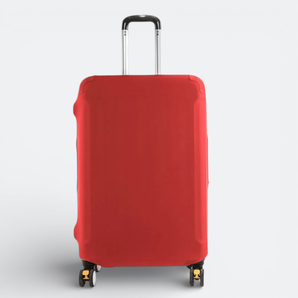 Housse Protection Valise Voyage Rouge Brique - | AïtaVia