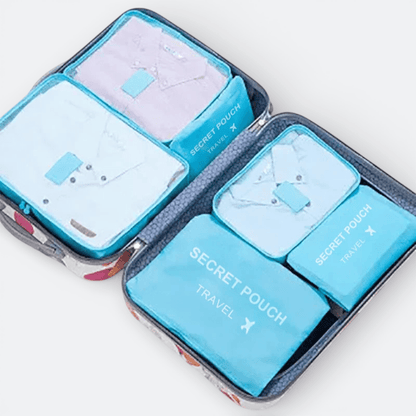 Kit Organisateur Valise Bleu Cristal - | AïtaVia