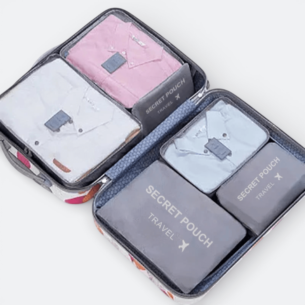 Kit Organisateur Valise Gris Neutre - | AïtaVia