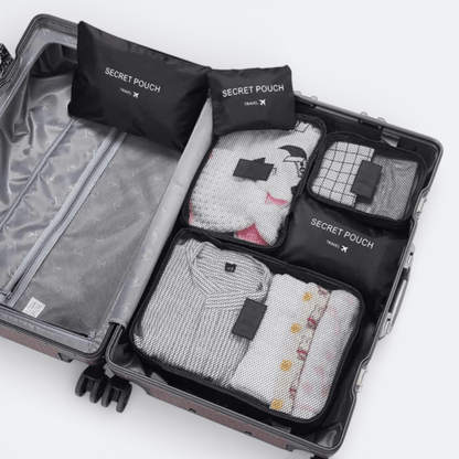 Kit Organisateur Valise Noir Charbon - | AïtaVia