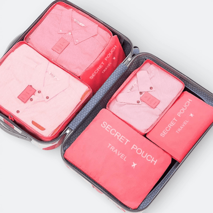 Kit Organisateur Valise Rose Flamant - | AïtaVia