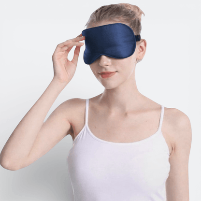 Masque de Sommeil en Soie Rose Bonbon - | AïtaVia