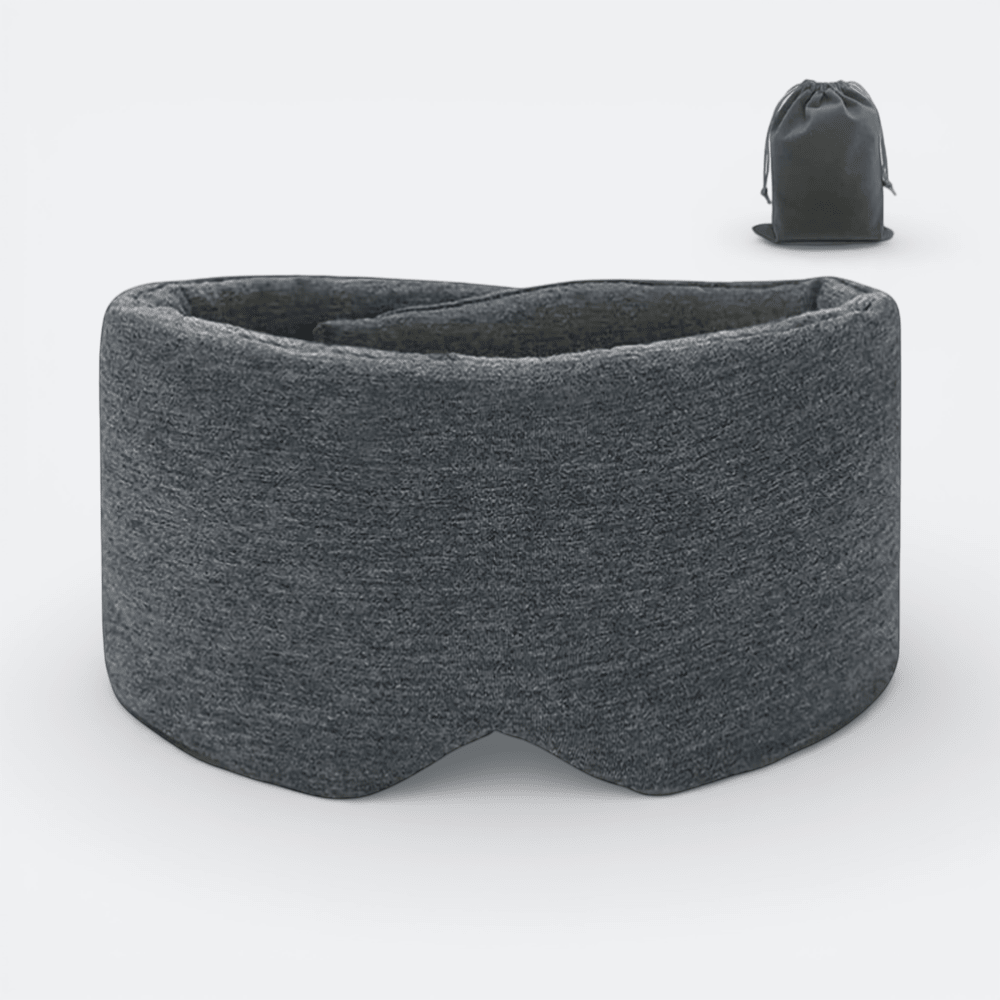 Masque de Sommeil Occultant Gris Minéral - | AïtaVia