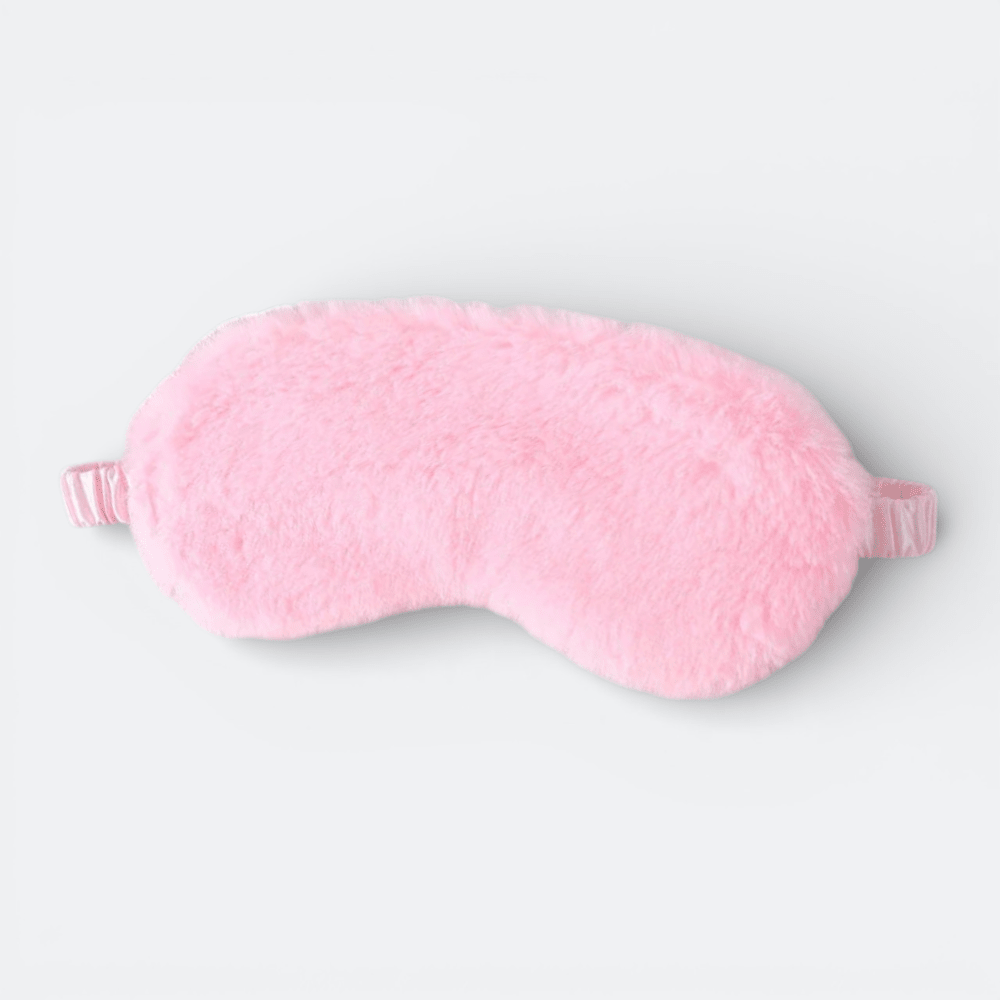 Masque de Sommeil Peluche Rose Bonbon - | AïtaVia