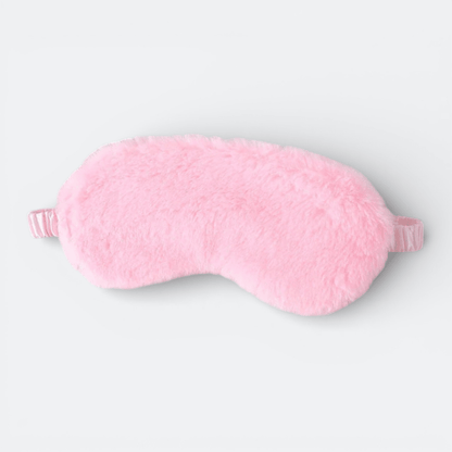 Masque de Sommeil Peluche Rose Bonbon - | AïtaVia