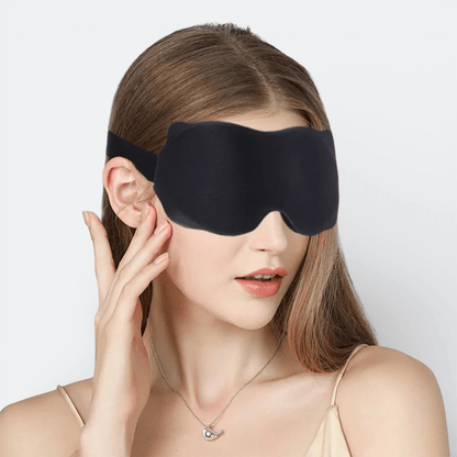 Masque de Sommeil Rembourré Brun Cuivré - | AïtaVia