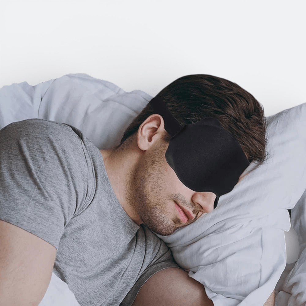 Masque de Sommeil Rembourré Brun Cuivré - | AïtaVia