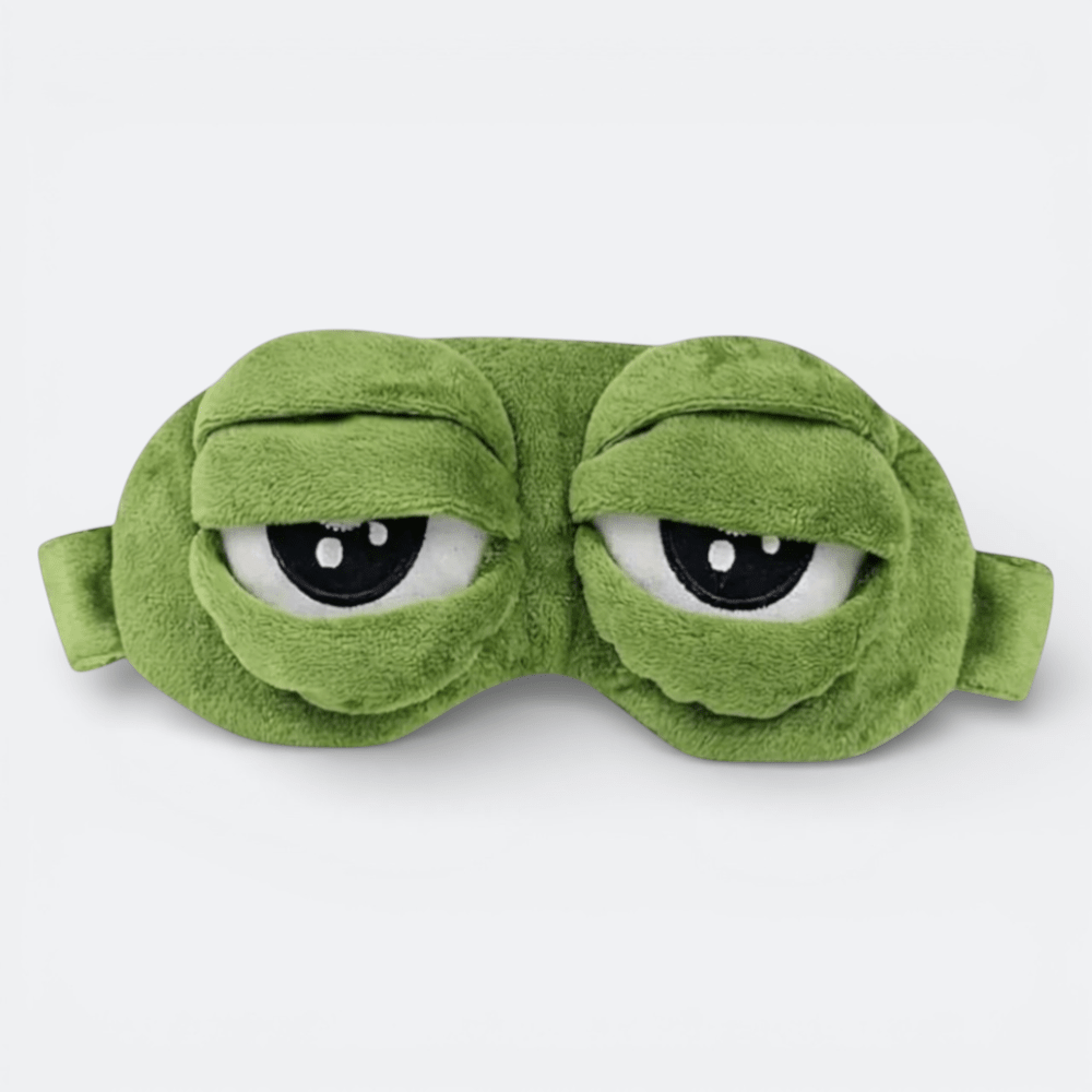 Masque de Sommeil Rigolo Vert Chartreuse - | AïtaVia