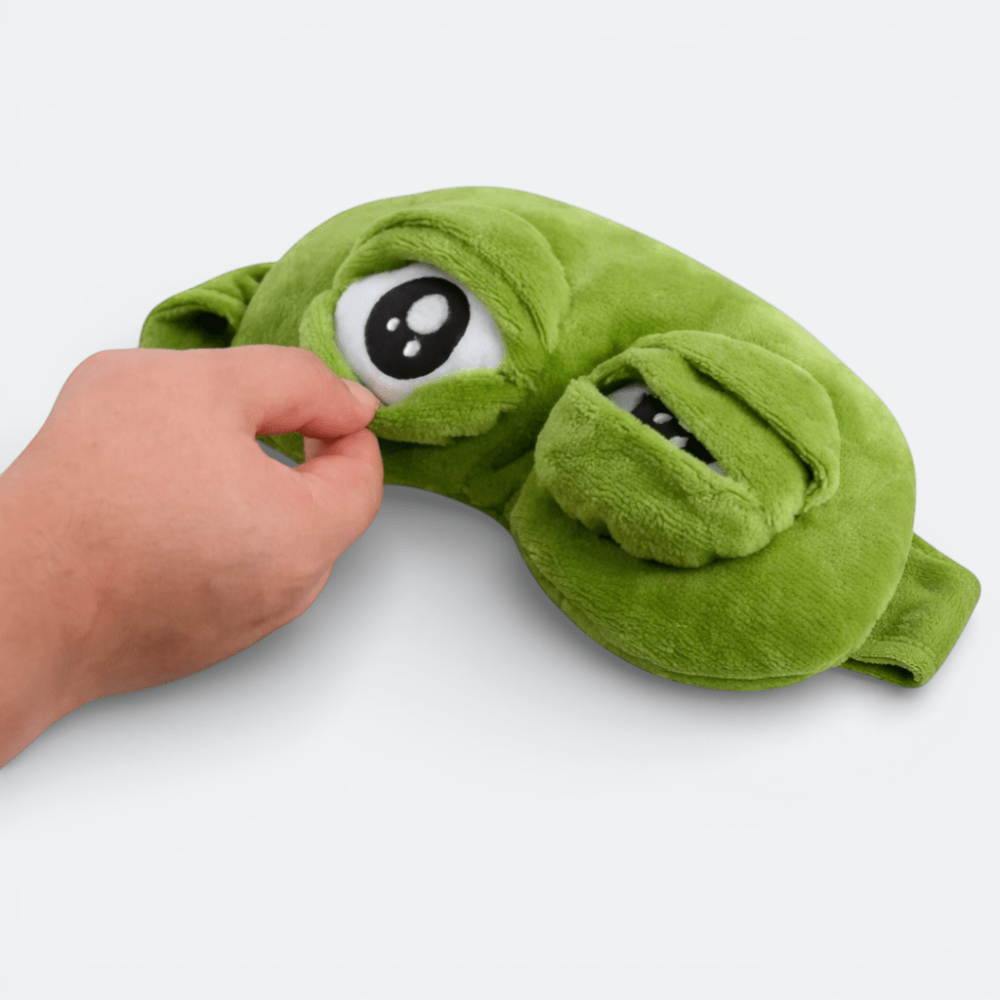 Masque de Sommeil Rigolo Vert Chartreuse - | AïtaVia