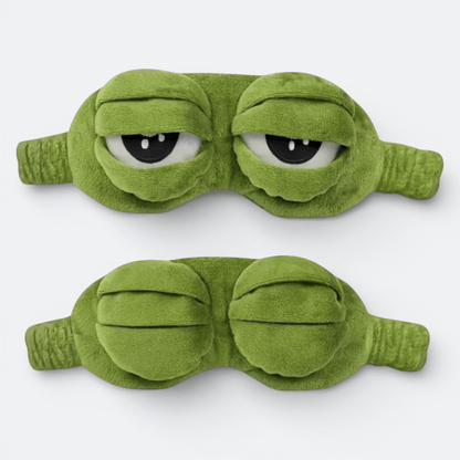 Masque de Sommeil Rigolo Vert Chartreuse - | AïtaVia