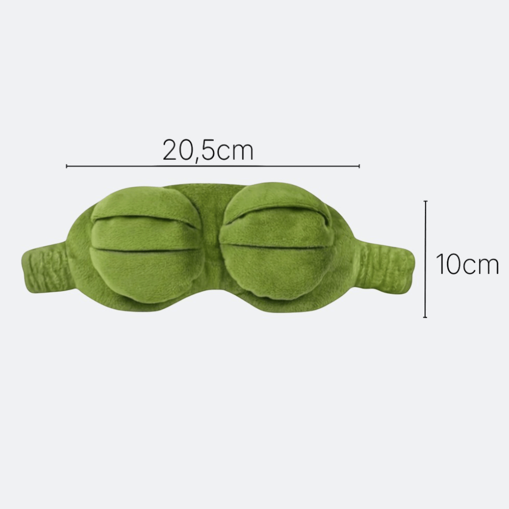 Masque de Sommeil Rigolo Vert Chartreuse - | AïtaVia