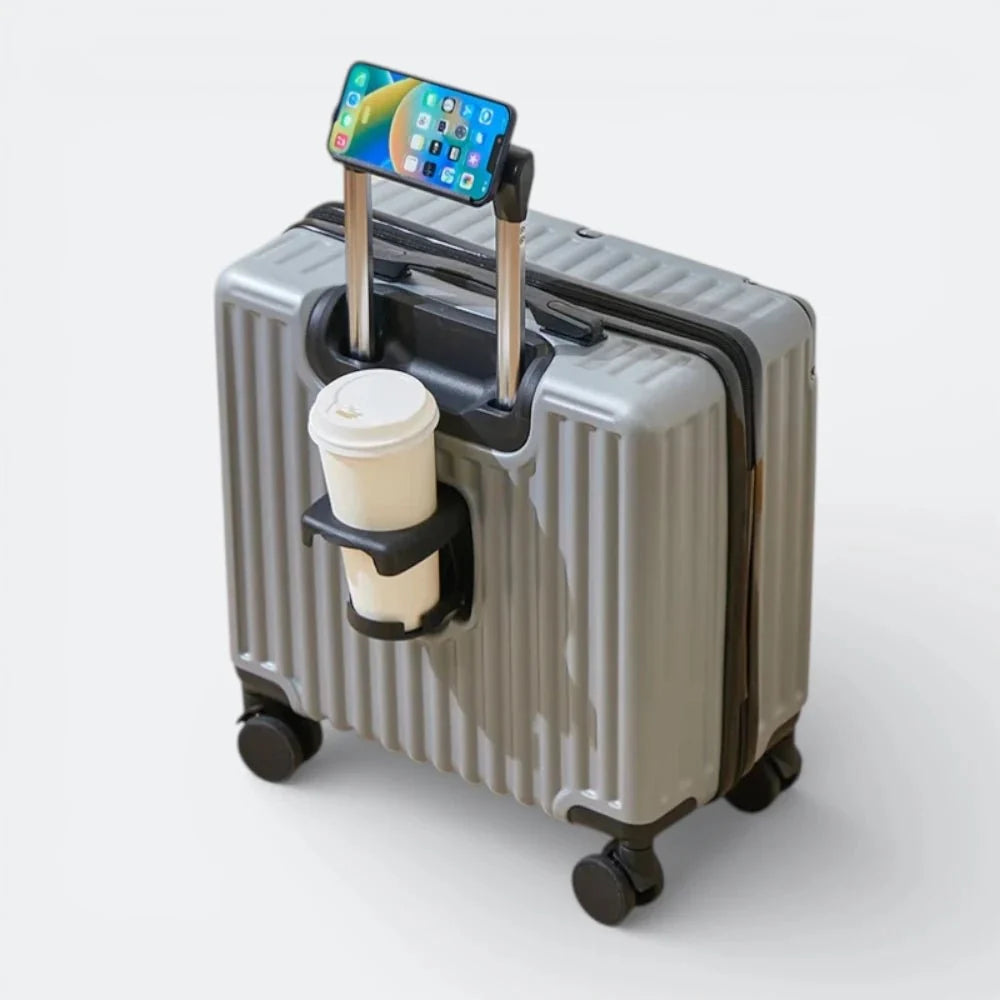 Mini Valise Cabine Gris Perle - | AïtaVia