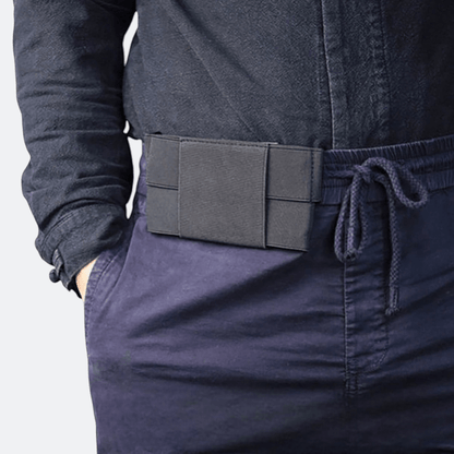Pochette Ceinture de Voyage Sécurisée Noir Charbon - | AïtaVia