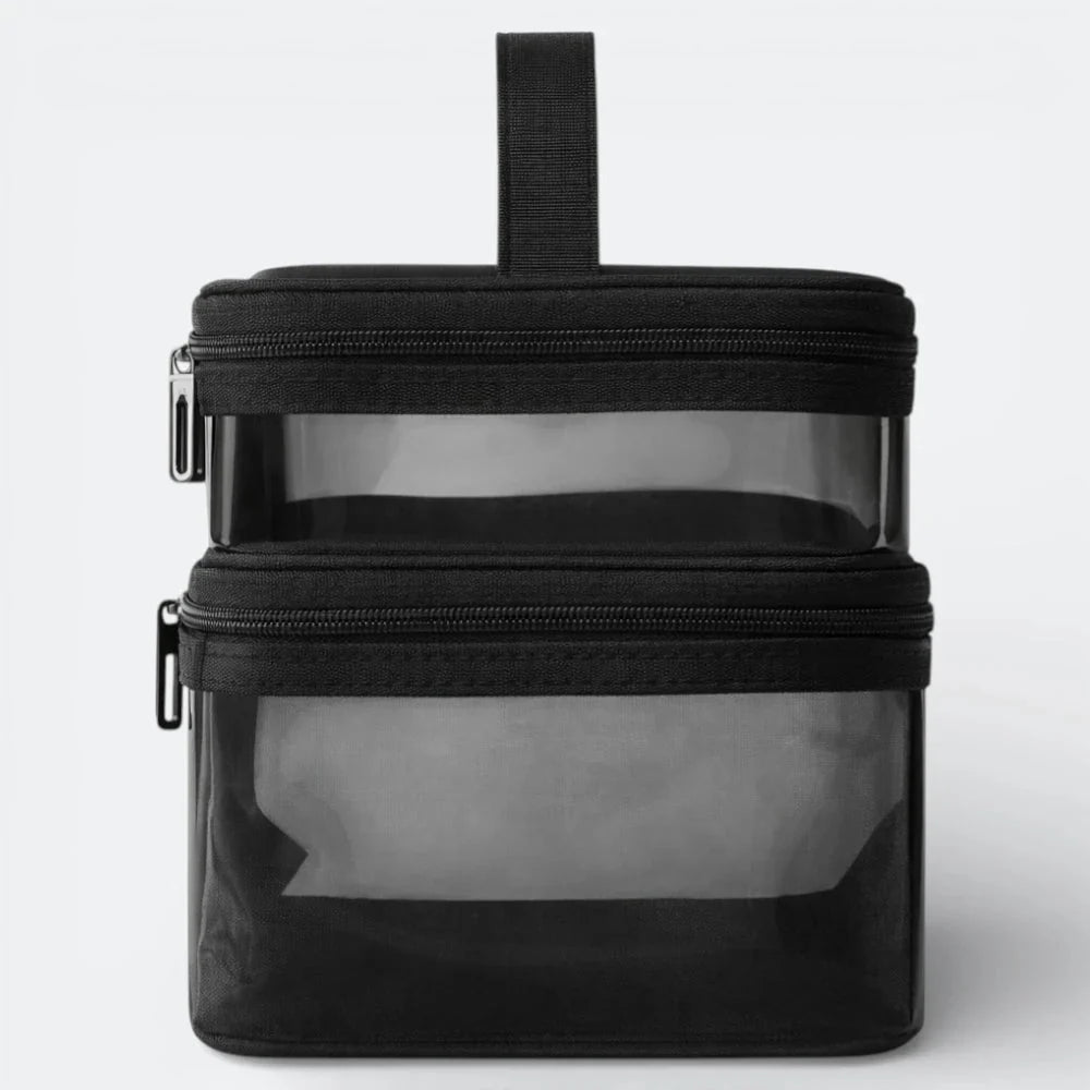 Pochette de Rangement Transparente Bleu Lagune - | AïtaVia
