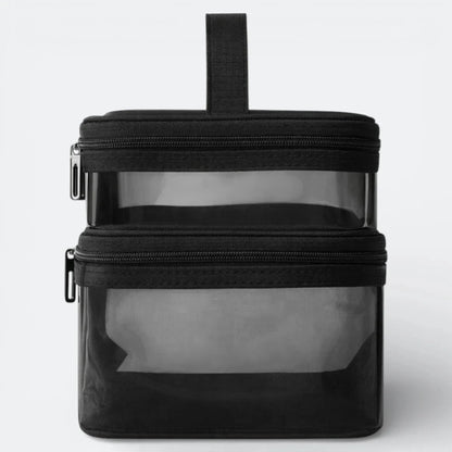 Pochette de Rangement Transparente Bleu Lagune - | AïtaVia