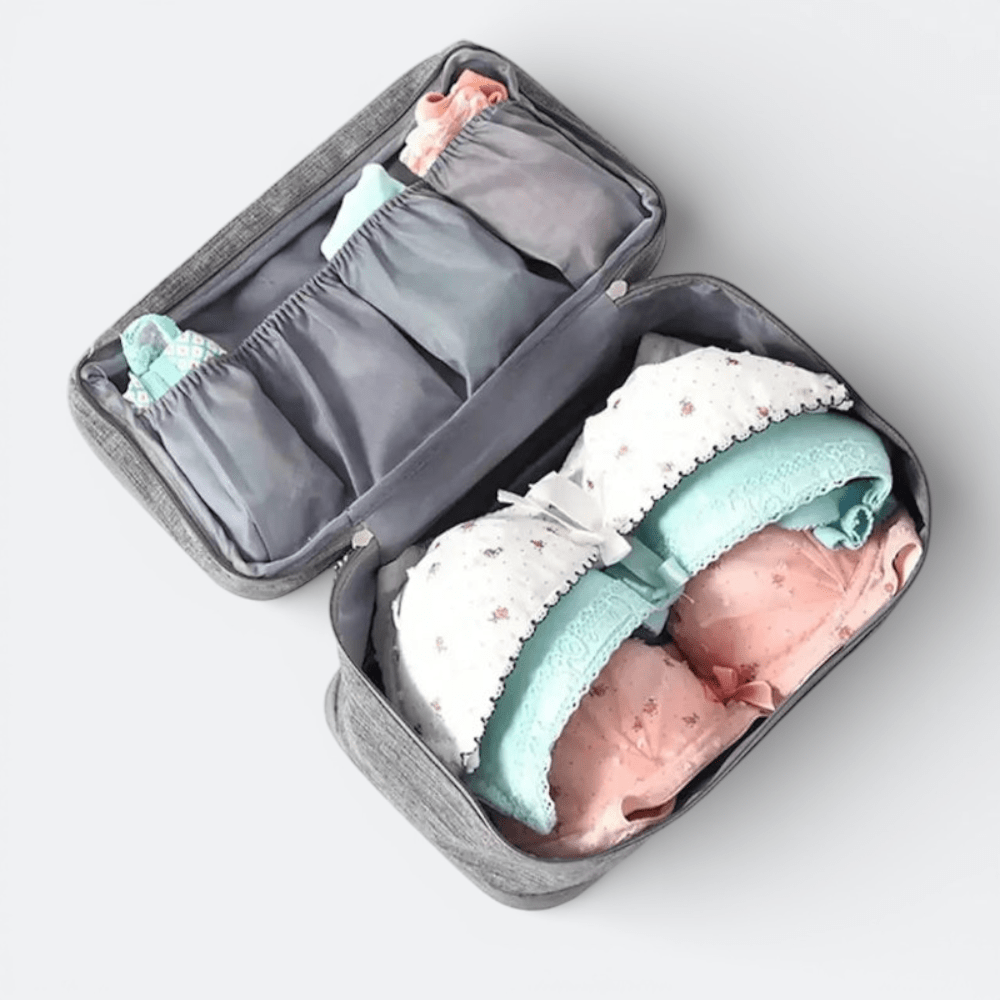 Pochette Sous Vêtement Voyage Bleu Azur - | AïtaVia