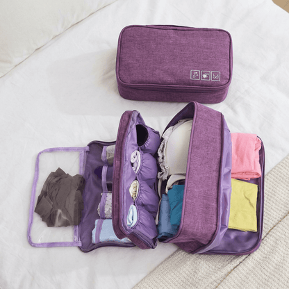 Pochette Sous Vêtement Voyage Bleu Azur - | AïtaVia