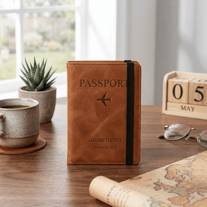 Protège Passeport Homme Lavande Pastel - | AïtaVia