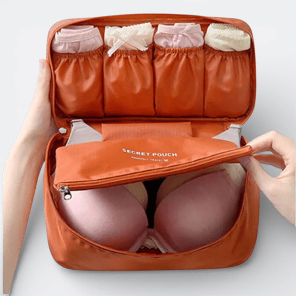 Rangement pour Sous Vêtement de Voyage Rose Clair - | AïtaVia