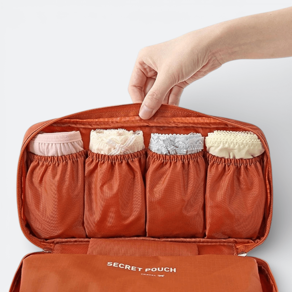 Rangement pour Sous Vêtement de Voyage Rose Clair - | AïtaVia