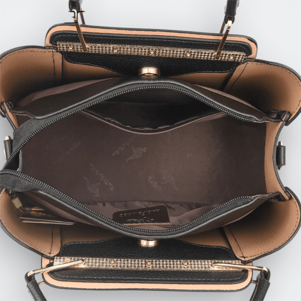 Sac à Bandoulière en Cuir Femme Bleu Ardoise - | AïtaVia