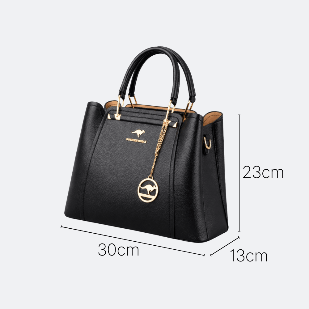 Sac à Bandoulière en Cuir Femme Bleu Ardoise - | AïtaVia