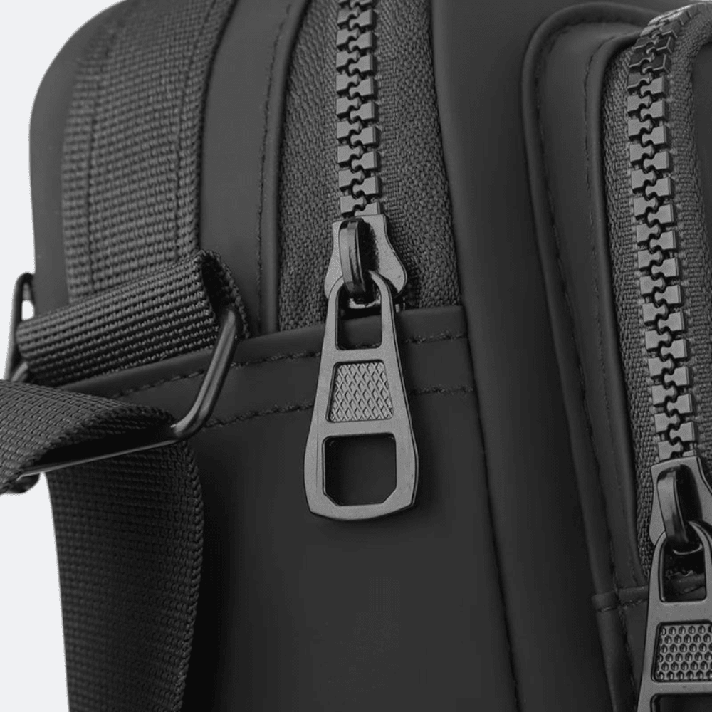 Sac à Bandoulière Noir Homme Noir Charbon - | AïtaVia