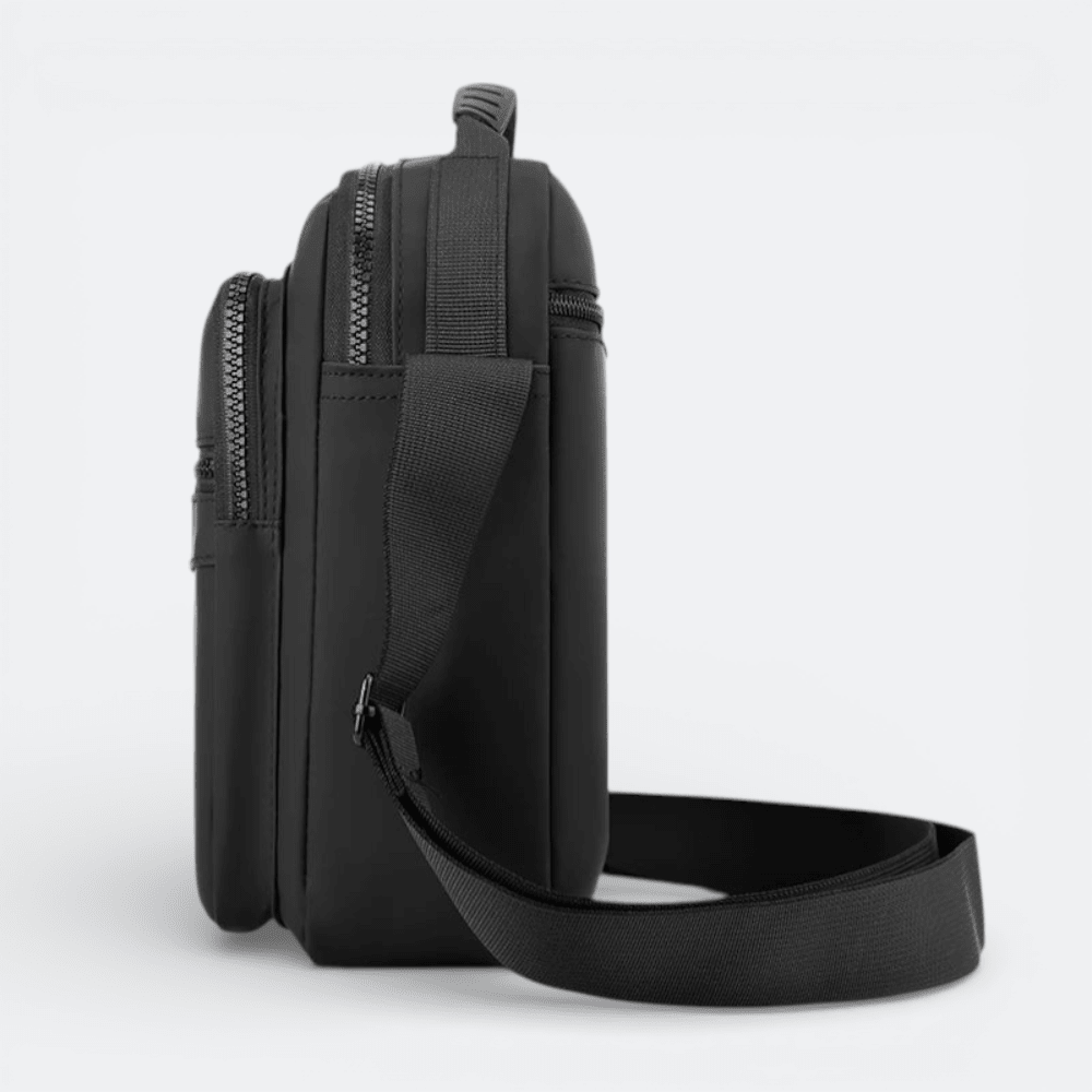 Sac à Bandoulière Noir Homme Noir Charbon - | AïtaVia