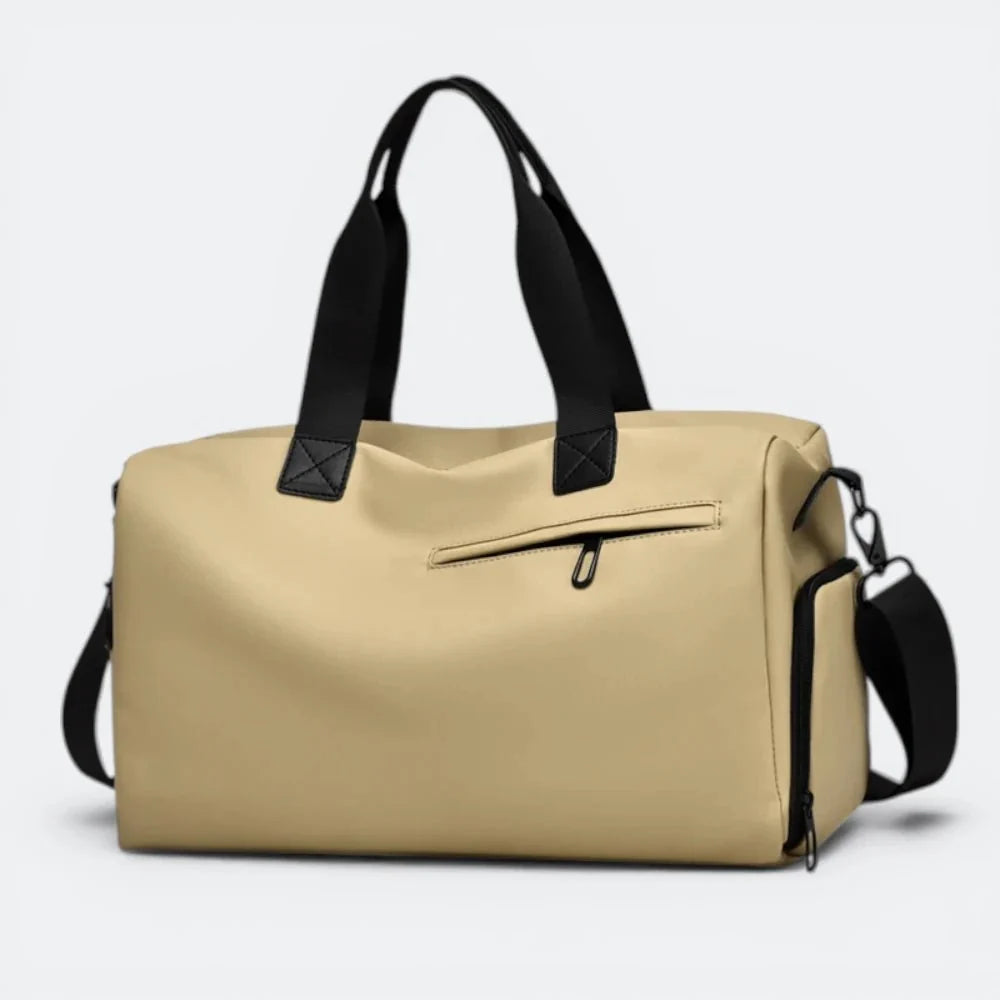 Sac à Bandoulière Réglable Beige Doré - | AïtaVia