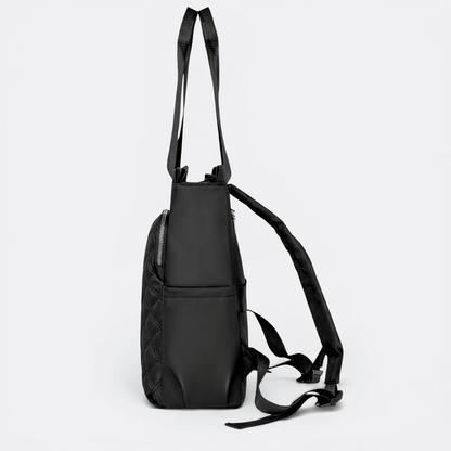 Sac à Dos à Carreaux Noir - | AïtaVia