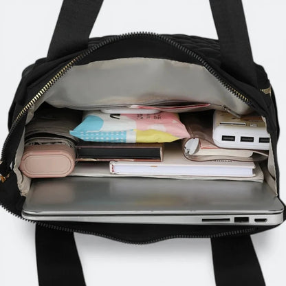 Sac à Dos à Carreaux Noir - | AïtaVia