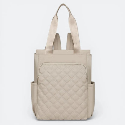 Sac à Dos à Carreaux Sable - | AïtaVia