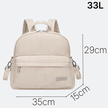 Sac à Dos à Langer Imperméable Gris Fumé - | AïtaVia