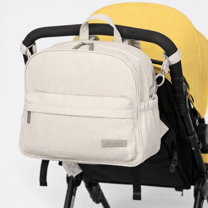 Sac à Dos à Langer Imperméable Gris Fumé - | AïtaVia