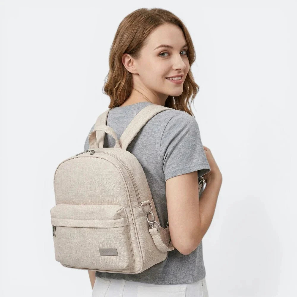 Sac à Dos à Langer Imperméable Gris Fumé - | AïtaVia