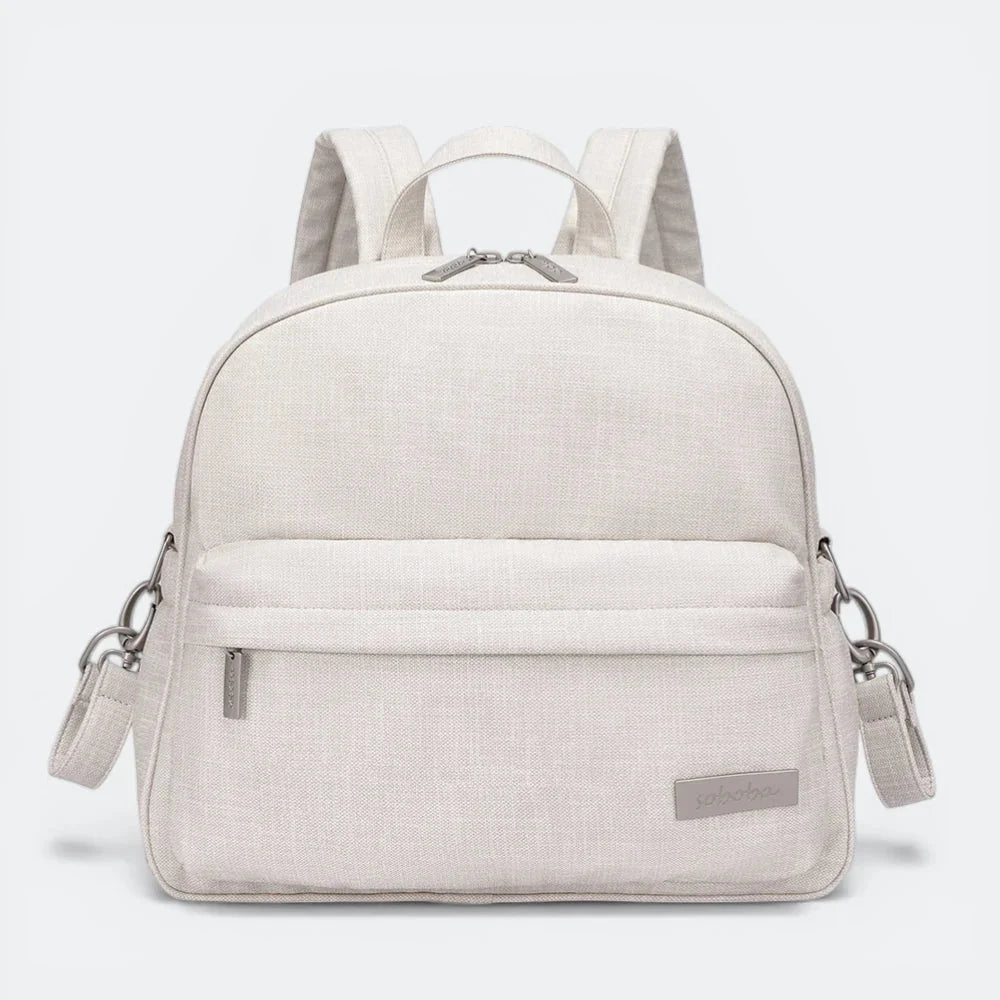 Sac à Dos à Langer Imperméable Ivoire Clair - | AïtaVia