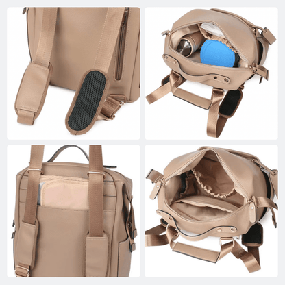 Sac à Dos à Langer Multifonction Terracotta Clair - | AïtaVia