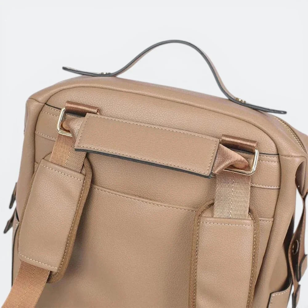 Sac à Dos à Langer Multifonction Terracotta Clair - | AïtaVia