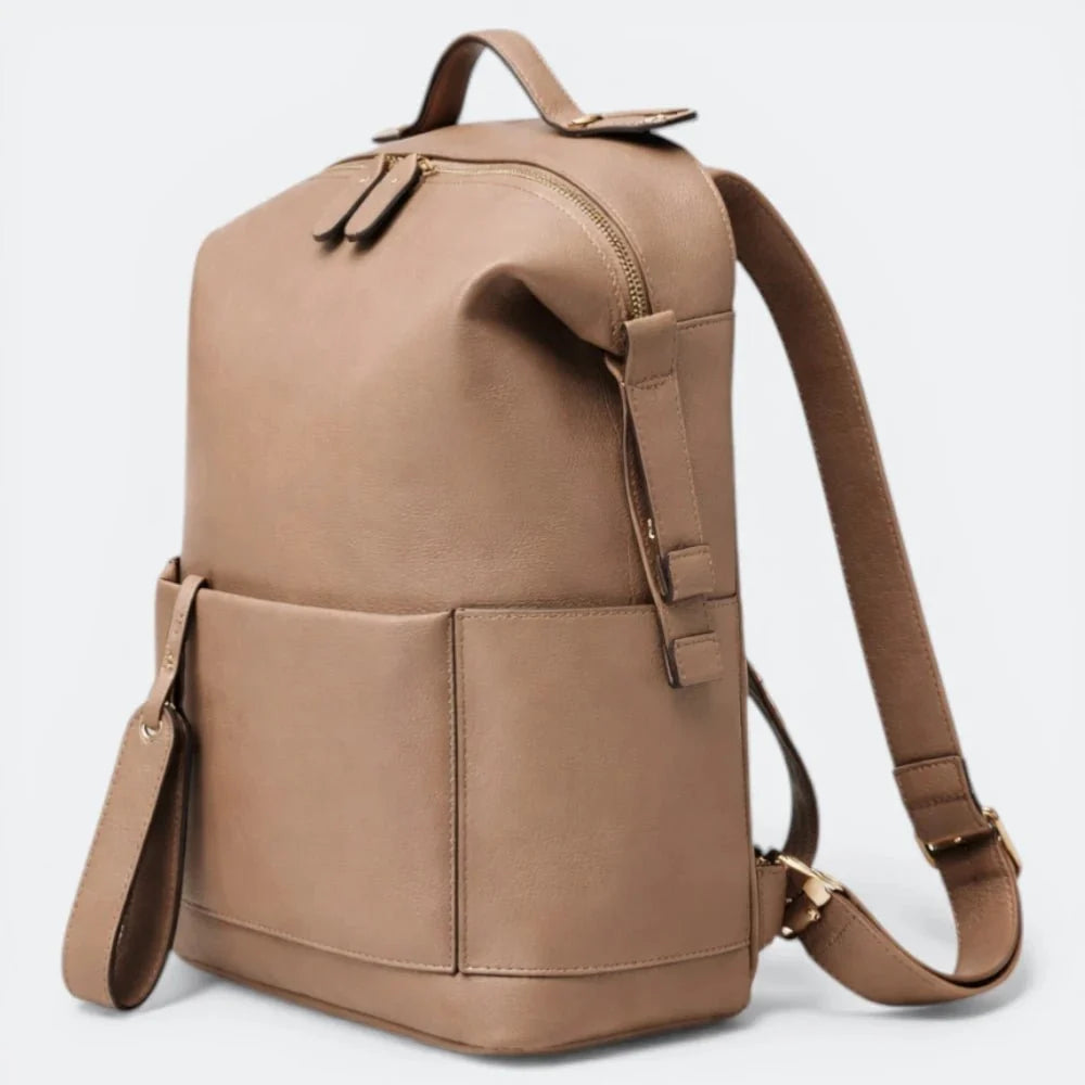 Sac à Dos à Langer Multifonction Terracotta Clair - | AïtaVia