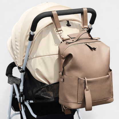 Sac à Dos à Langer Multifonction Terracotta Clair - | AïtaVia