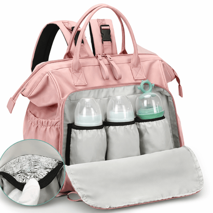 Sac à Dos à Langer Poussette Gris Pierre - | AïtaVia