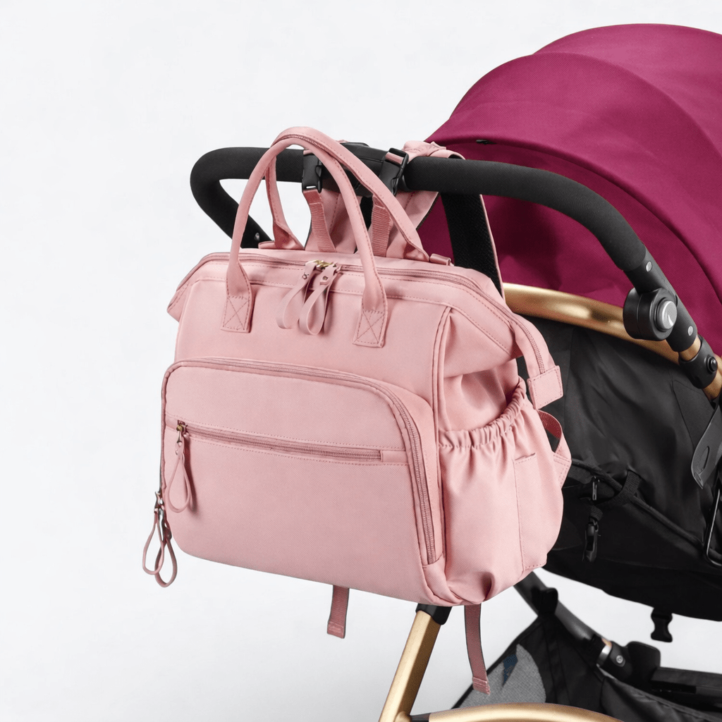 Sac à Dos à Langer Poussette Gris Pierre - | AïtaVia
