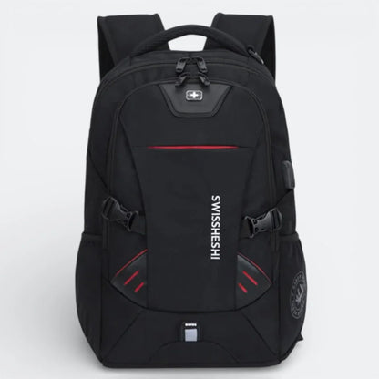 Sac à Dos avec Port de Charge USB Noir Charbon - | AïtaVia