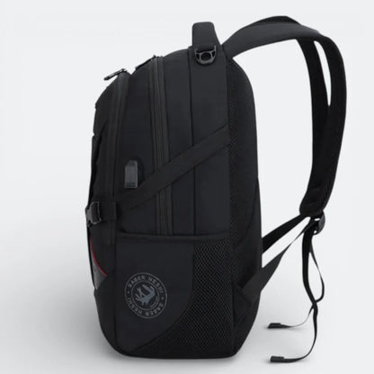 Sac à Dos avec Port de Charge USB Noir Charbon - | AïtaVia