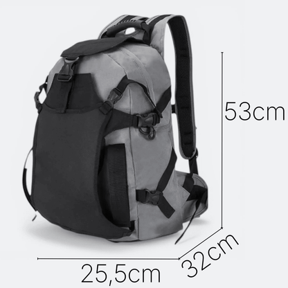 Sac à Dos avec Porte Ski Gris - | AïtaVia