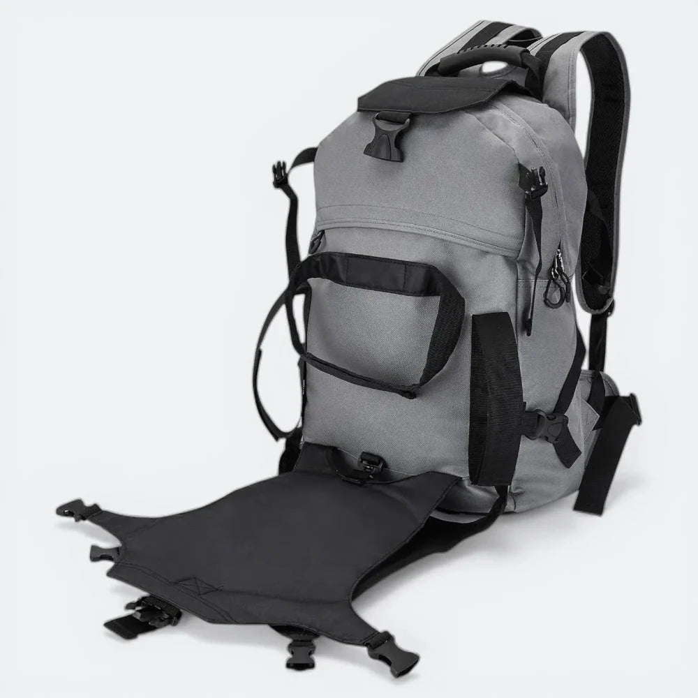 Sac à Dos avec Porte Ski Gris - | AïtaVia