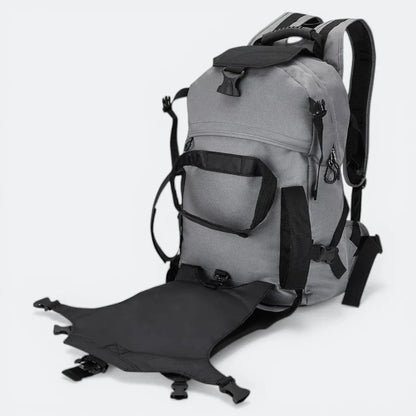 Sac à Dos avec Porte Ski Gris - | AïtaVia