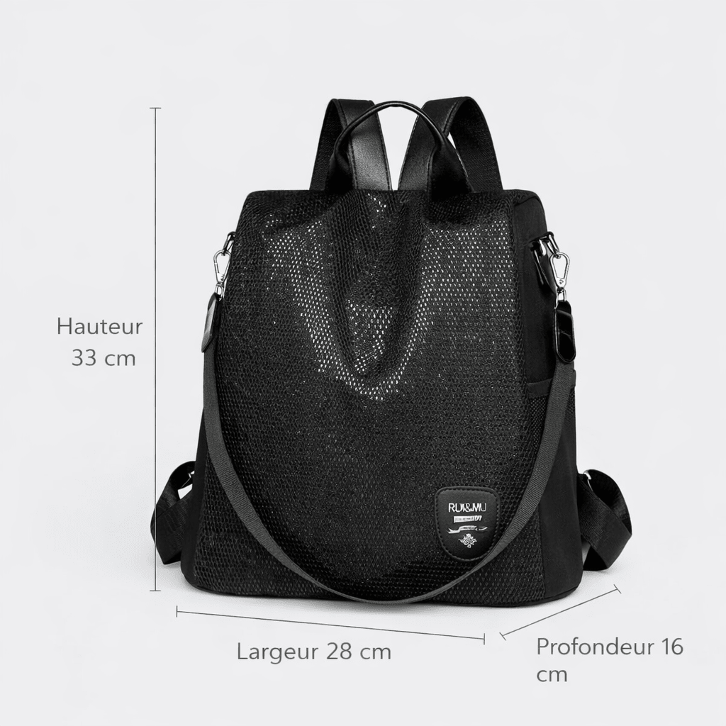 Sac à Dos Bandoulière Femme Brun Cacao - | AïtaVia